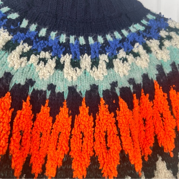 Sz S Anthropologie Pilcro Preloved $189 MSRP Selene Fleece Sweater - Picture 13 of 14